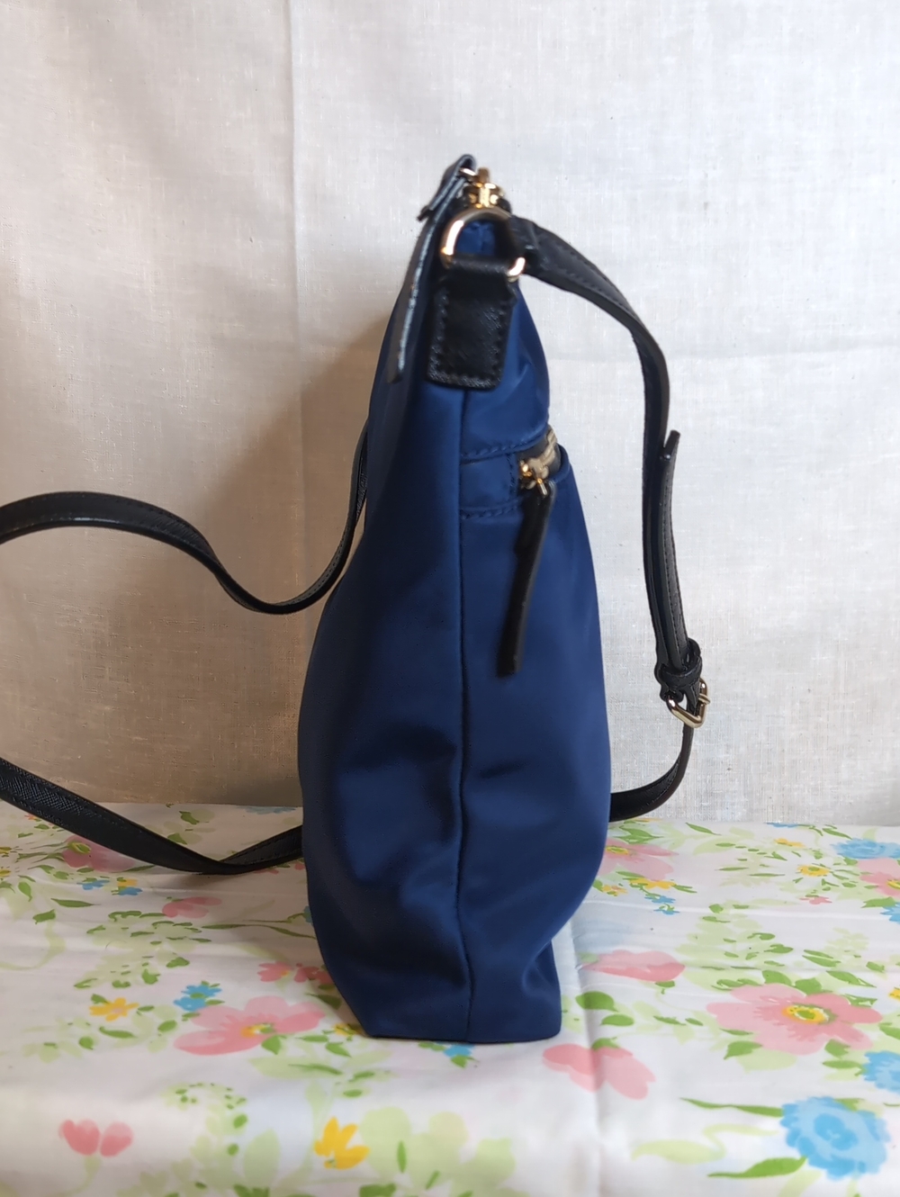Kate Spade Nylon Crossbody Leather Wallet Combo - Picture 3 of 14